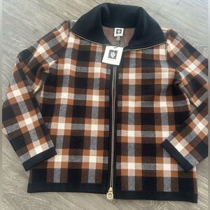 ANNE KLEIN Sweater. Bright Sepia Multi. Size Small. NEW